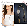 28Pcs 4 Style Alloy Cord Ends FIND-PH0004-26-3