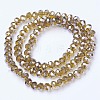Electroplate Glass Beads Strands EGLA-A034-T8mm-A12-2