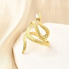 304 Stainless Steel Cuff Rings RJEW-D320-02G-2