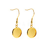 201 Stainless Steel Dangle Earrings EJEW-P001-A02-G-1