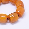 Resin Imitation Amber Beads Stretch Bracelets BJEW-E337-14-2