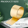 Brass Sheets Rolls KK-WH0100-33B-2