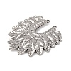 304 Stainless Steel Pendant Rhinestone Settings STAS-D129-07P-2