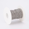Tarnish Resistant 304 Stainless Steel Rolo Chains CHS-F003-16P-A-3