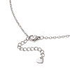 304 Stainless Steel Strawberry Link Chain Necklaces for Women NJEW-JN05804-02-5