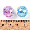 Transparent Crackle Acrylic Beads OACR-I015-41-3