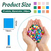 Olycraft 240Pcs 12 Colors Opaque Acrylic Cabochons DIY-OC0011-65-2