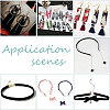 72Pcs 12 Style Iron Ribbon Ends IFIN-PH0001-87-8