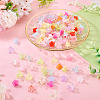 200Pcs 2 Styles Transparent & Frosted Acrylic Beads OACR-TA0004-72A-5