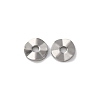 Non-Tarnish 304 Stainless Steel Wavy Spacer Beads STAS-H216-65P-1