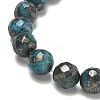 Natural Pyrite Beads Strands G-K181-K02-7