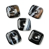 Natural Banded Agate Pendants GG-D003-B02-09-1