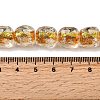 Handmade Foil Lampwork Beads Strands FOIL-C002-01D-4