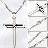 DIY 304 Stainless Steel Nail Cross Pendant Necklace Making Kits DIY-BBC0002-32P-6