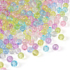 560Pcs 7 Colors Transparent Acrylic Beads MACR-CW0001-10-4