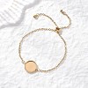 304 Stainless Steel Cable Chain Slider Bracelet Making BJEW-JB12810-03-1
