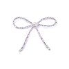 Alloy & Glass Bowknot Chandelier Component Links PALLOY-D360-01G-1