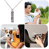 304 Stainless Steel Rectangle with Tree of Life Pendant Urn Ashes Necklaces NJEW-WH0036-030P-7
