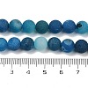 Natural Druzy Agate Beads Strands G-NH0024-A04-8mm-5