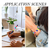 160Pcs 8 Styles Mixed Styles Acrylic Beads FACR-TA0001-13-8