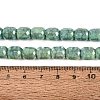 Anti-Tarnish Electroplate Glass Beads Strands EGLA-N027-03A-15-4