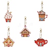 DIY Diamond Painting Keychain Kits DIAM-PW0010-68-20-1