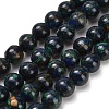 Natural Azurite Beads Strands G-Z110-C05-6mm-2