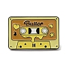 Word Butter Radio Alloy Enamel Pin Brooch JEWB-B014-04A-1