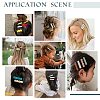 16Pcs 12 Style Fashion Acrylic Alligator Hair Clip PHAR-CA0001-003-5