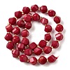 Natural Quartz Dyed Beads Strands G-U023-A02-07-3