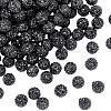 120Pcs Pave Disco Ball Beads RB-SC0001-13A-1