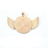 Alloy Pendant Cabochon Settings LS-PALLOY-S107-003A-KC-RS-2