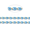 Brass Enamel Curb Chains CHC-C003-13G-10-2