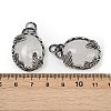 Natural Quartz Crystal Pendants G-Z101-02AS-11-3