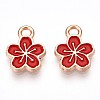 Alloy Enamel Charms ENAM-T022-07D-1