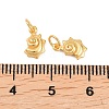 925 Sterling Silver Shell Shape Charms STER-I023-01G-01-3