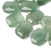 Natural Green Aventurine Beads Strands G-P434-25-4