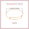 15Pcs Stainless Steel Adjustable Bangle Making BJEW-UN0001-64G-3