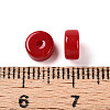 Opaque Solid Color Glass Beads GLAA-N007-6x3mm-A08-3