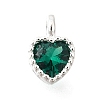 925 Sterling Silver Cubic Zirconia Charms STER-Q005-01A-C-1