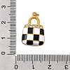 304 Stainless Steel Enamel Pendants STAS-B097-11G-3