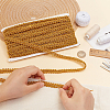 Sparkle Braided Polyester Lace Trim OCOR-WH0079-24A-3