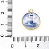 Printed Brass Pendants KK-CBAF4A6-01G-07-3