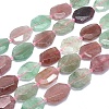 Natural Strawberry Quartz Beads Strands G-O179-F03-1