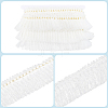 5Yards Polyester Lace Ribbon SRIB-GF0001-74B-7