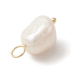 Natural Freshwater Pearl Pendants X-PALLOY-JF02153-01-4