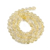 Natural Lemon Quartz Beads Strands G-H062-A01-01-3