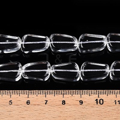 Transparent Glass Beads Strands GLAA-N001-48-1