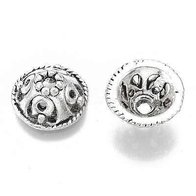 Tibetan Style Alloy Bead Caps TIBE-N006-05AS-LF-1