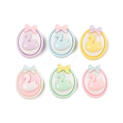 Opaque Resin Cabochons CRES-M037-08D-1